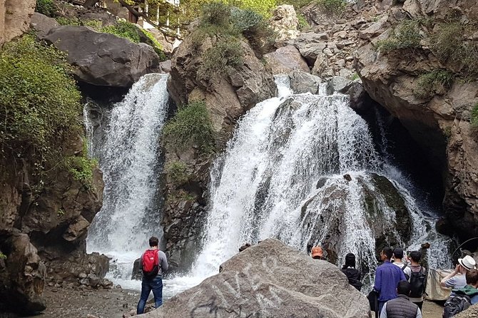 Atlas mountains 3valleys waterfall & camel ride - Lalla Takerkoust and the Agafay sunset