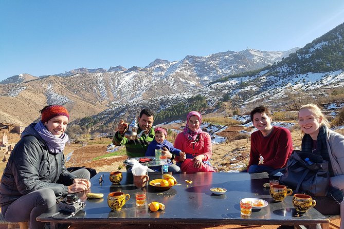 Atlas Mountains & 5 Valleys Tour from Marrakech - All inclusive - - Sidi Fares brings the best meal of the day