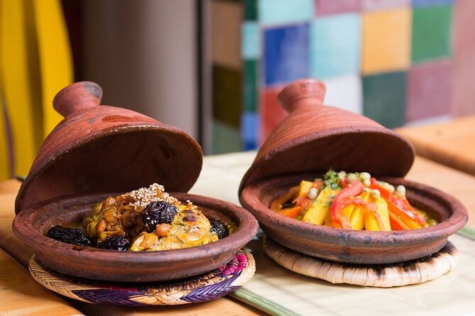 Atlas Mountains and Three Valleys & Waterfalls with Camel ride Day Trip - Ait Souka lunch on a roof terrace