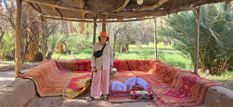 Atlas mountains hike with waterfalls & 3 valleys day trip - Mint tea and the first views in Imlil