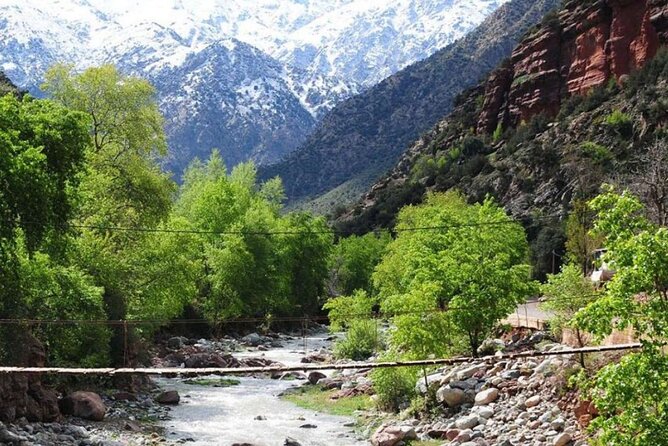 Atlas Mountains & Ourika Valley Private Day Trip From Marrakech - The walk to Naqab Waterfall