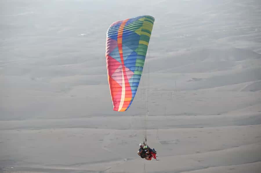 Atlas Paragliding & Agafay Desert Adventure from Marrakech - Taking off from the Kik Plateau