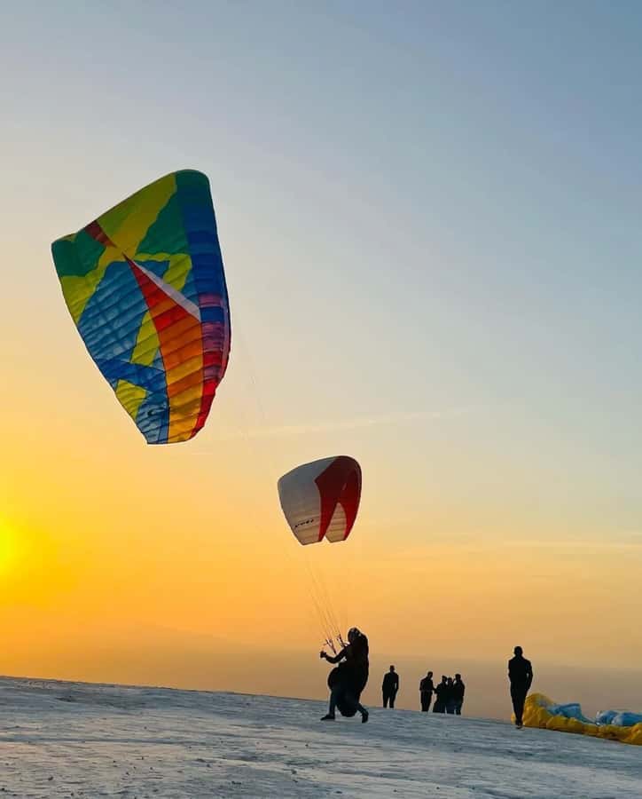 Atlas Paragliding & Agafay Desert Adventure from Marrakech - A 20-minute camel ride in the Agafay Desert