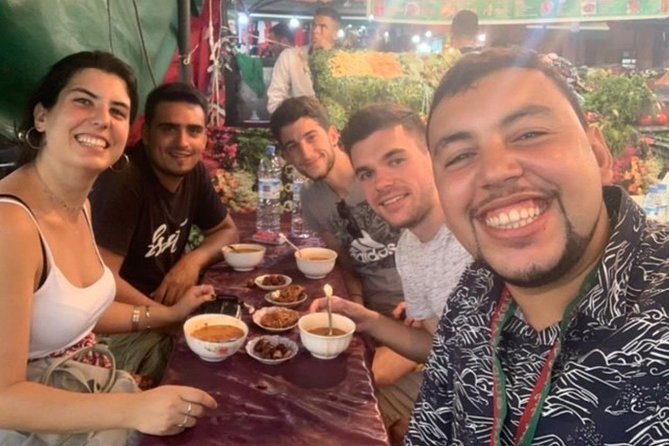 Authentic Moroccan Food Tour in Marrakech with Dinner - Route one: pastries, harira, snails, and mint tea