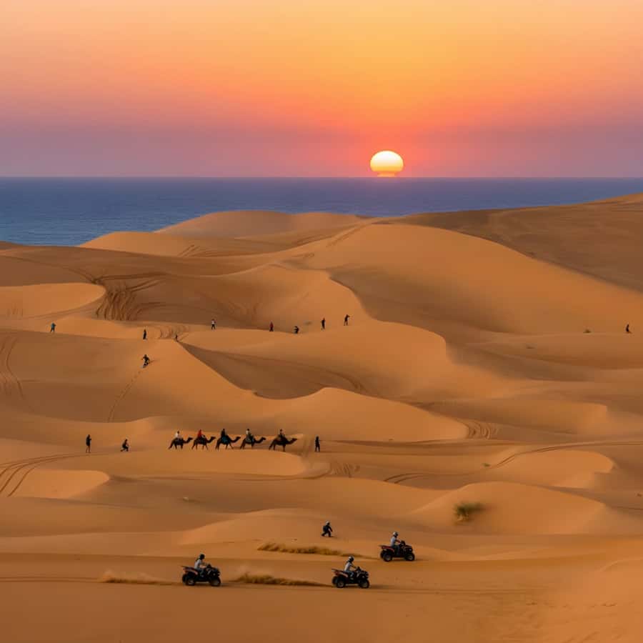 Best Agadir Desert Adventure: Quad Camel Sandboarding & BBQ - Key points at a glance