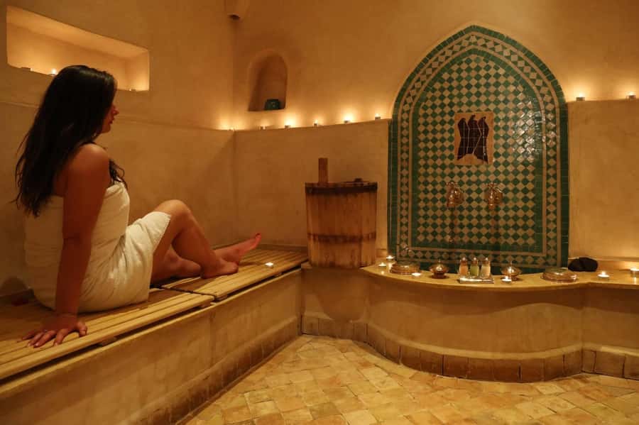 Best Traditional Moroccan Hammam Spa Experience - Arriving near Bab Agnaou in the Medina