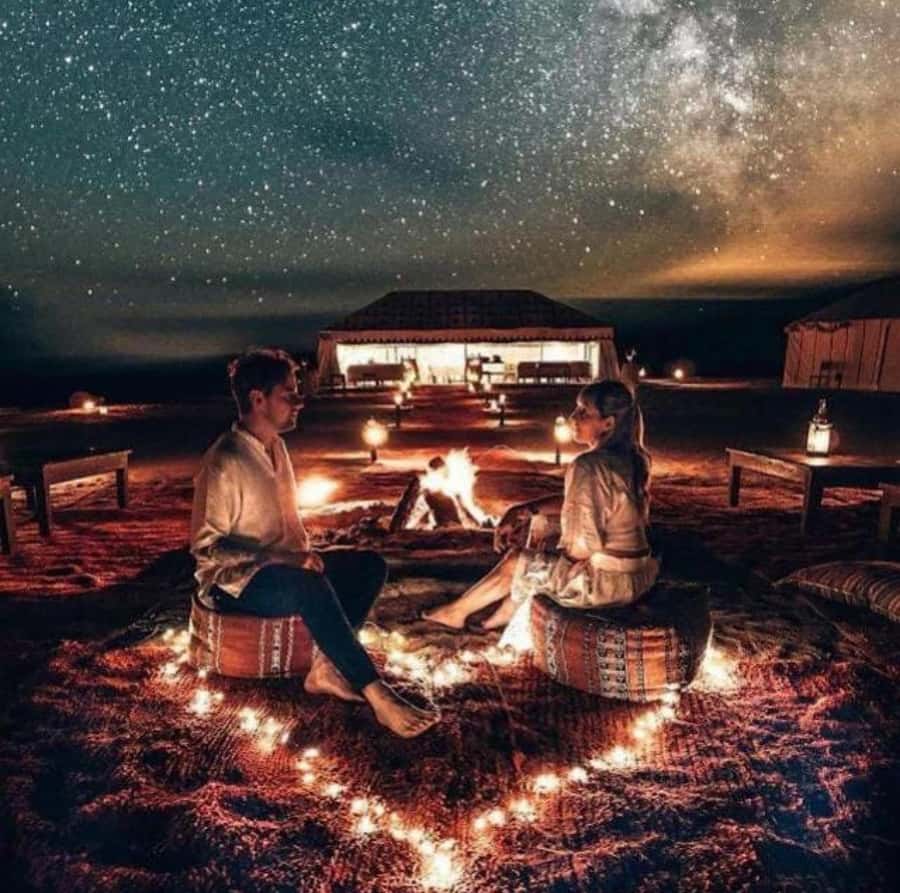 Buggy ride with camels and dinner show in agafay desert - Candlelit dinner with Moroccan dishes