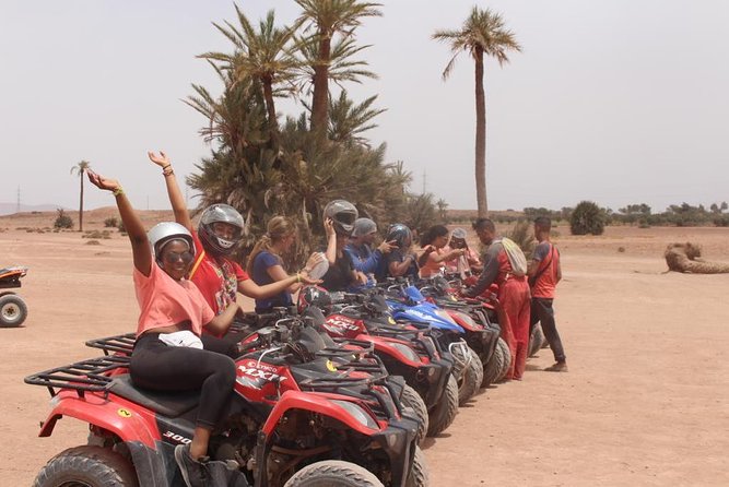 Camel Ride & Quad Biking Half Day in Marrakech - Quad biking across the rocky oasis