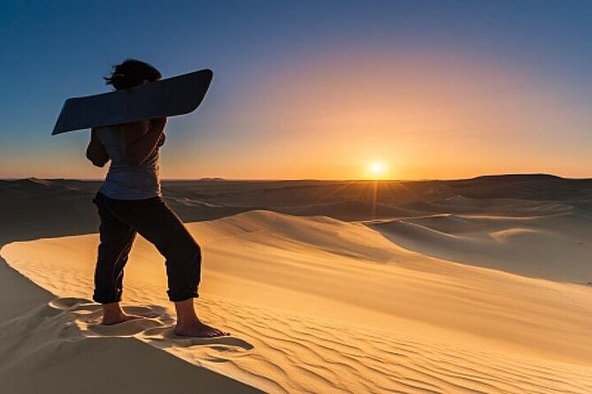 Camel Trekking & 1 Night in Merzouga Desert Camp - Sunset from the high dunes