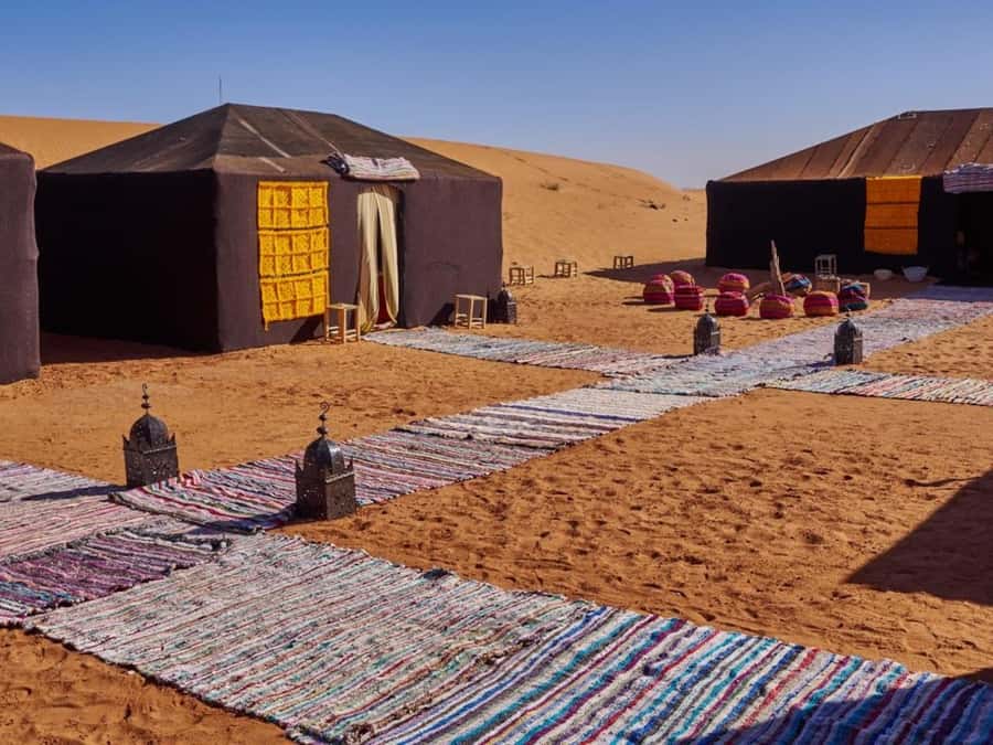 Camp Overnight in Merzouga's Erg Chebbi Dunes from Merzouga - A two-hour camel ride at sunset