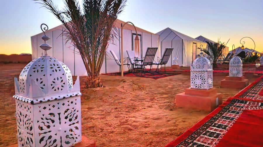 Camp Overnight in Merzouga's Erg Chebbi Dunes from Merzouga - Drums, stars, and the limits of camp atmosphere