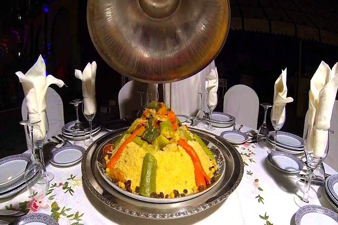 Chez Ali Fantasia Folklore Show Ticket with Moroccan Dinner - The horse riders and fireworks