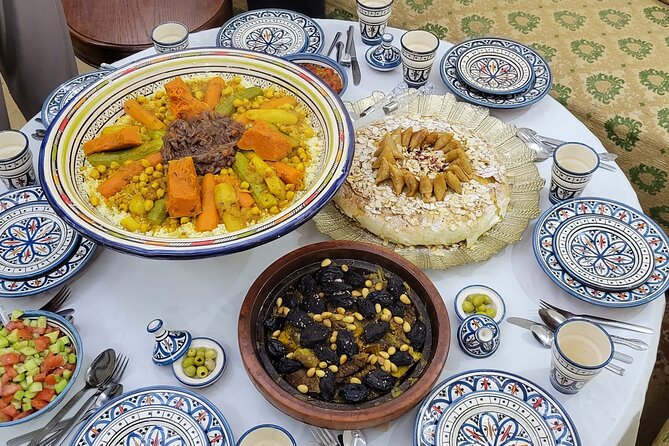 Cook Moroccan Food & Try on Traditional Clothes like a local - Cooking several Moroccan dishes, not just one