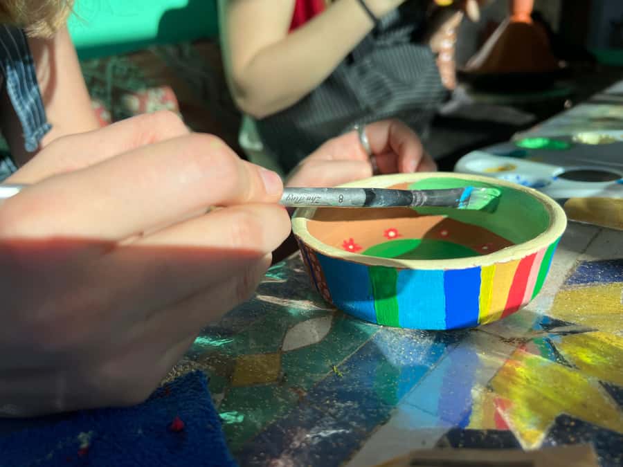 Creative Painting on Fes Pottery - Why Painting Fès Pottery Makes a Good Souvenir