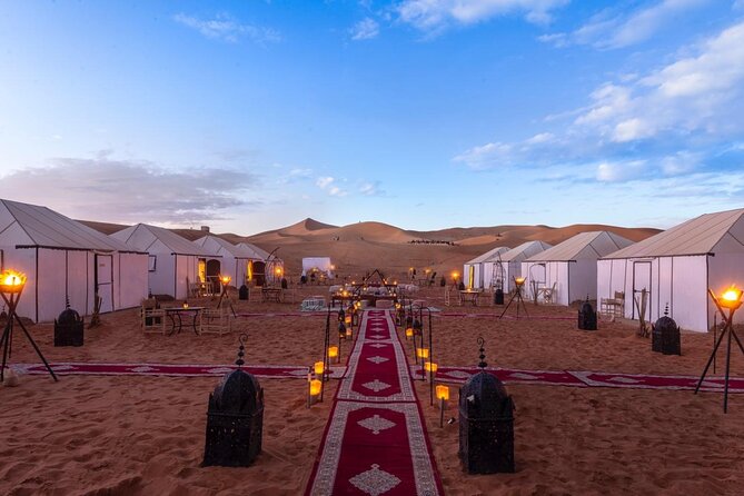 Day Trip and one night in Luxury camp merzouga - Sunrise and a quiet morning in the Sahara