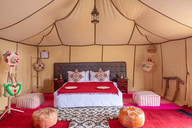 Day Trip and one night in Luxury camp merzouga - Reaching the golden dunes by camel