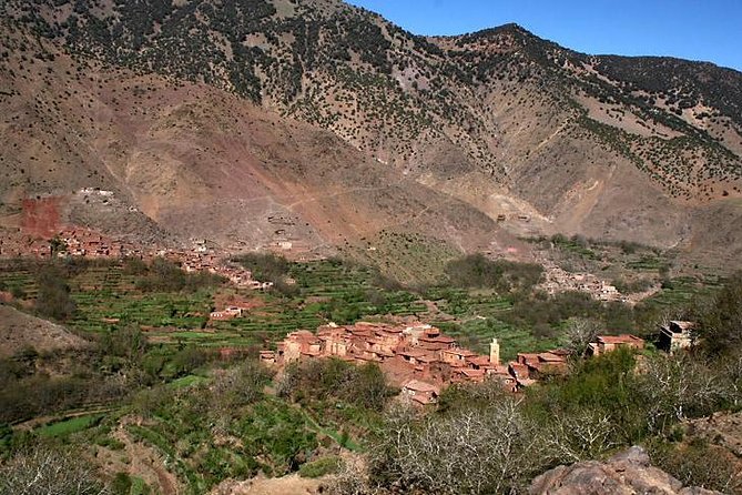 Day Trip:Berber Villages and 4 Valleys Atlas Mountains &Waterfu l& camel Ride - Leaving Marrakech for Moulay Brahim Gorge