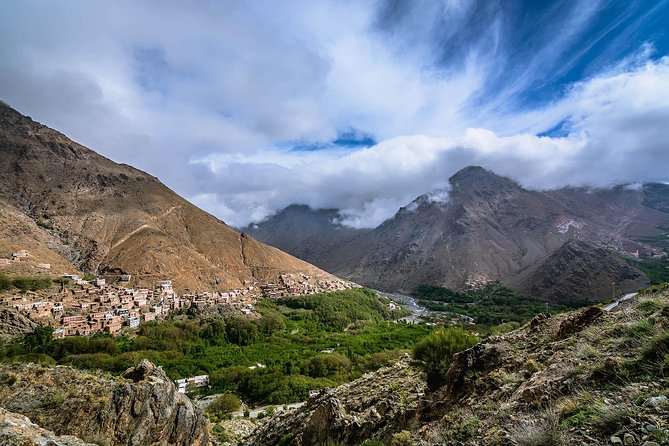 Day Trip:Berber Villages and 4 Valleys Atlas Mountains &Waterfu l& camel Ride - Lunch in a Berber home