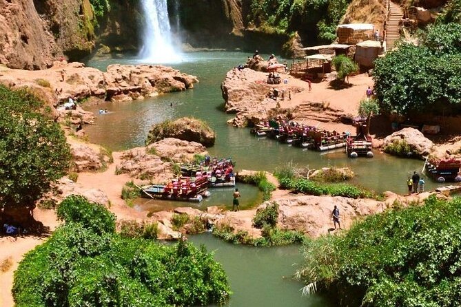 Day trip to OUZOUD waterfall with guide&boat ride from Marrakech - Arriving at Ouzoud’s Cascades