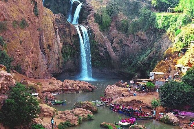 Day trip to OUZOUD waterfall with guide&boat ride from Marrakech - The Ride Back to Marrakech
