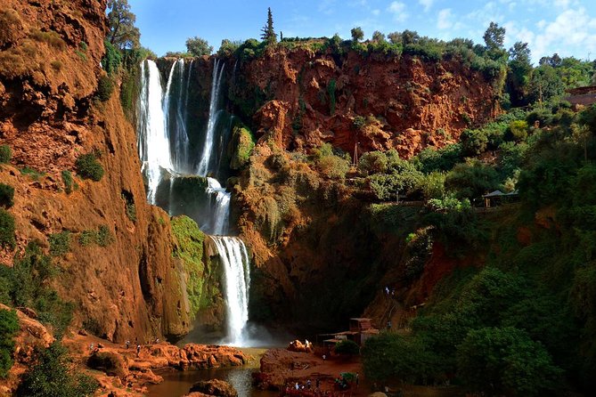 Day Trip To Ouzoud Waterfalls (Guide Hike & Boat are options) - Arriving at the 110-meter Ouzoud Falls