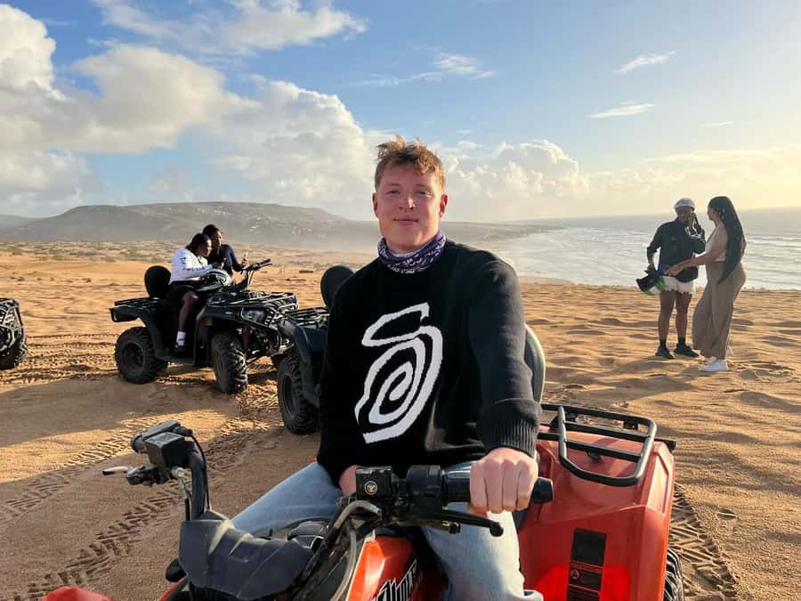 Desert & Beach Quad Adventure With Camel Ride - The 1.5-hour quad route through Takate