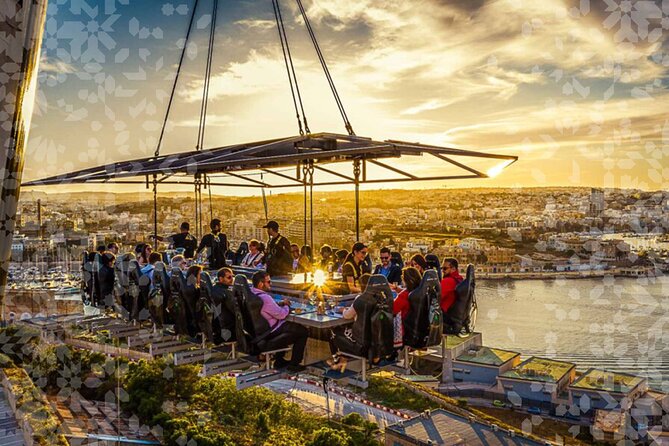Dinner in the Sky Marrakech - Coffee, tea, and Moroccan pastries back at the clubhouse