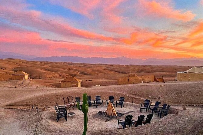 Dinner Show & camel ride with sunset views - Tea, pastries, and the first taste of camp life