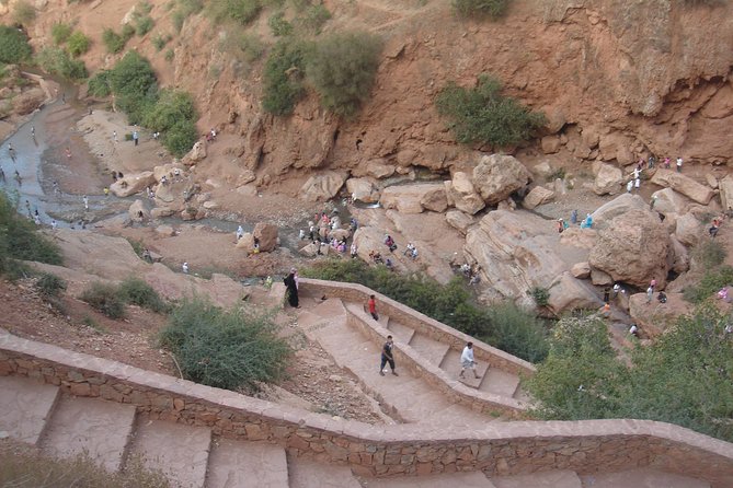 Emin Evry's Cave and Ouzoud waterfalls - The optional boat ride across the basin