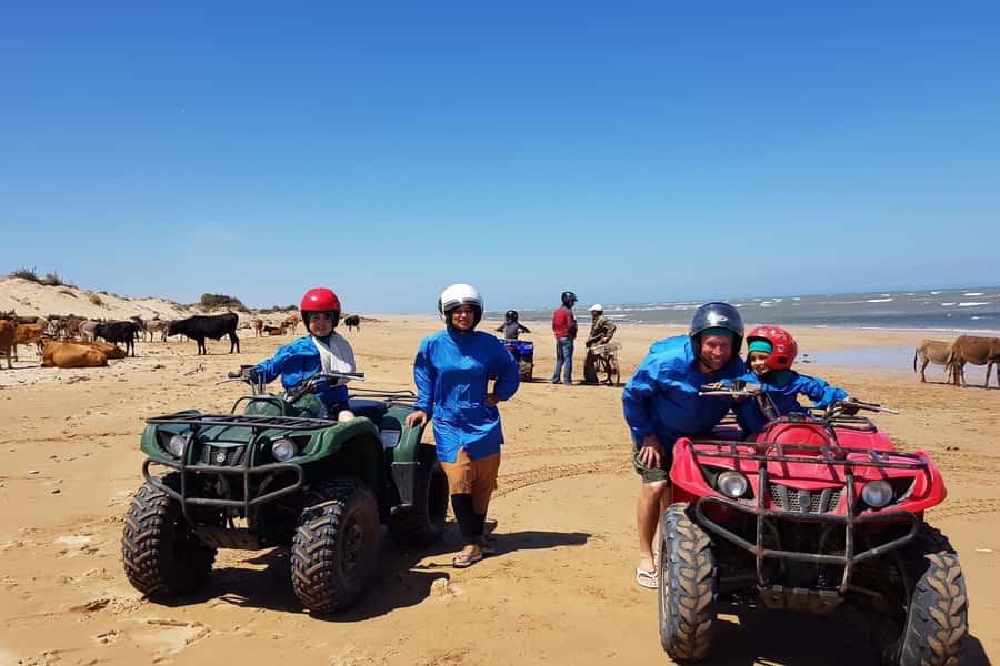 Essaouira P3: Quad tour forest beach dunes (free transfer) - Sand dunes and the fun factor