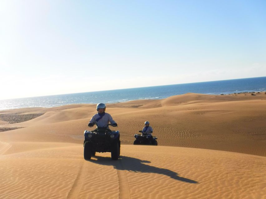 Essaouira Sand Dunes: Half Day Quad Bike Tour - Riding the big dunes and rocky tracks
