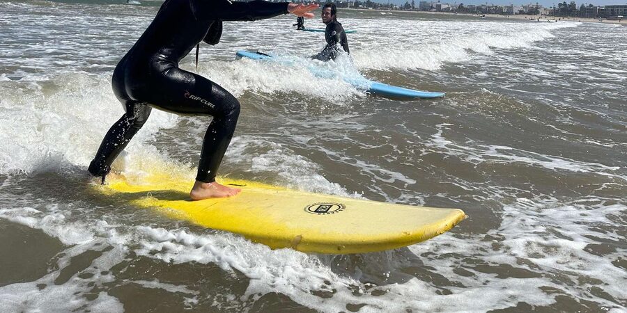 Essaouira: Surf Lessons - Moving Into the Water at Essaouira Bay