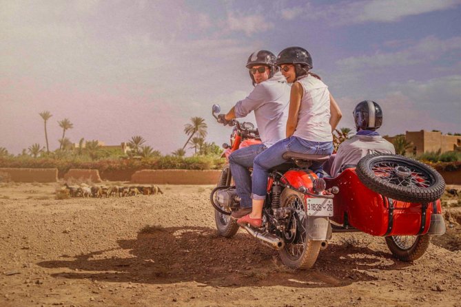 Essential Ride by sidecar (Marrakech off the beaten path) 1h30 - Why a sidecar works in Marrakech