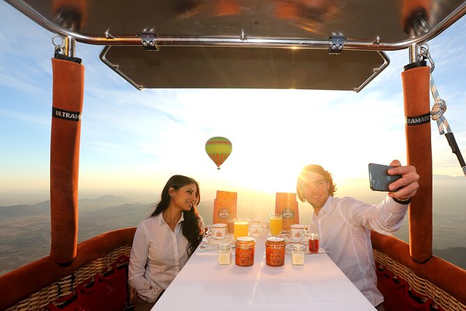 Exceptional Private ROYAL Hot Air Balloon Flight with Seated Air Breakfast - One hour above Marrakech