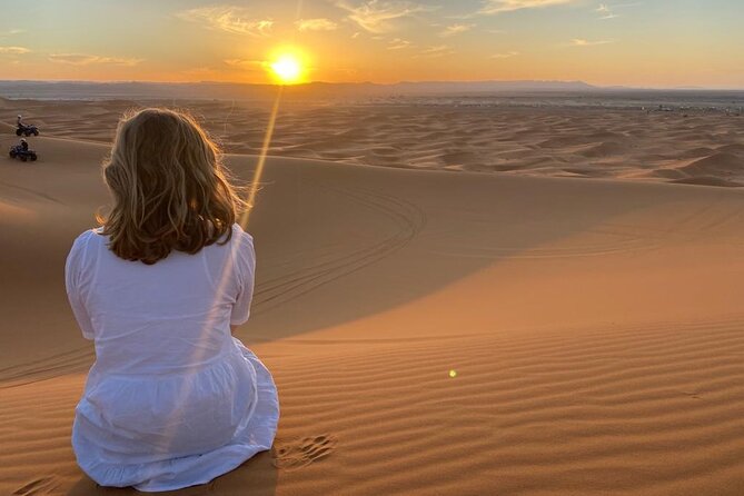 Fes: Best Fez to Marrakech via Merzouga Desert Dunes, 3 Days Tour - Erg Chebbi: camels, camp, and desert light
