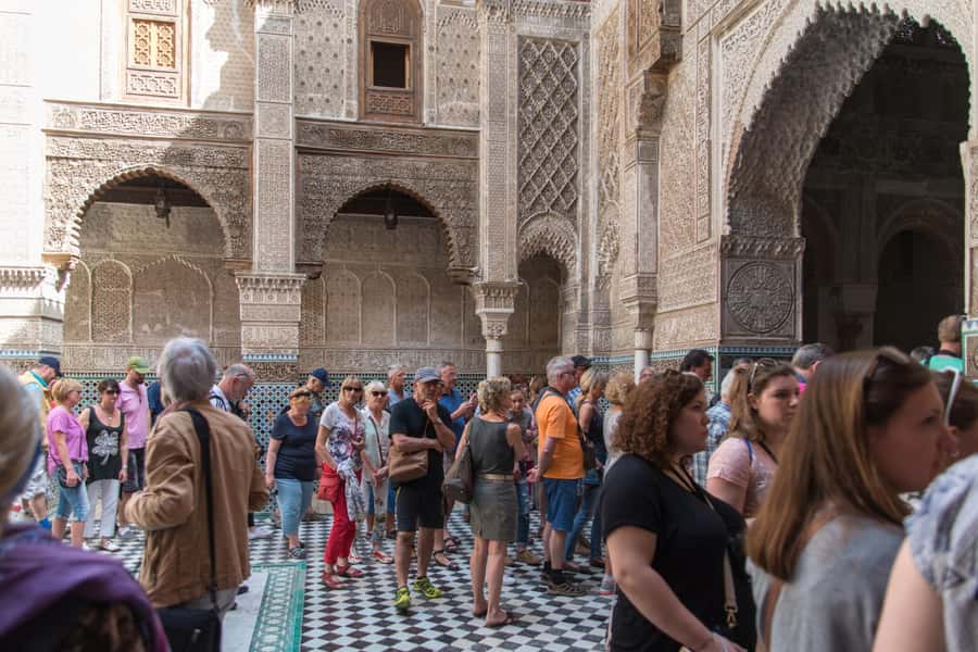 Fes: Bou Inania Madrasa, Museum, Tannery, Souk & Medina Tour - Pottery and Zellige Workshops