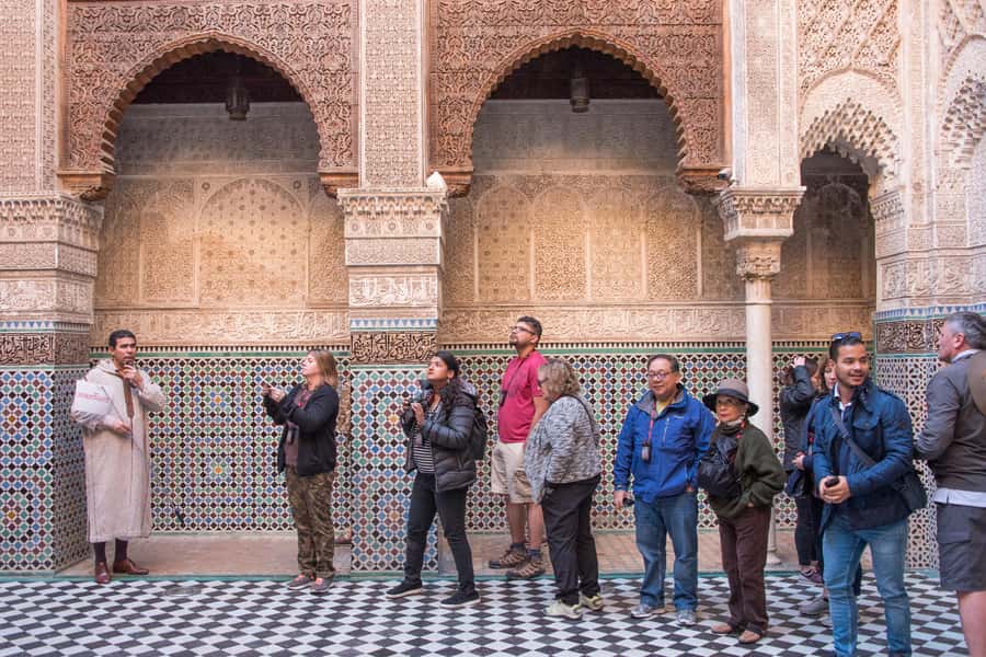 Fes: Bou Inania Madrasa, Museum, Tannery, Souk & Medina Tour - Pace, Group Size and Guide Quality