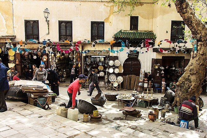 Fes Medina Circuit (All comfort) - Bou Inania Medersa shows Marinid design at close range
