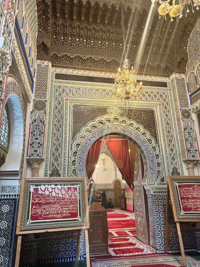 Fes: Museum, Al Attarine Madrasa & Tannery and Medina Tour - One hour through the souks and old city