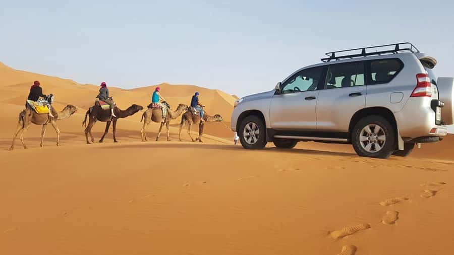 From Agadir: 4×4 Jeep Sahara Desert Tour with Lunch - Ocean views, river valleys, and sandy tracks