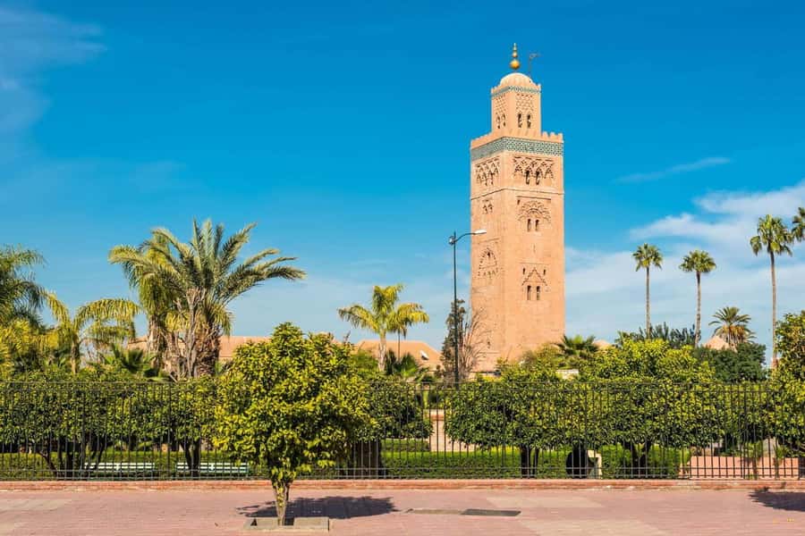 From Agadir: Guided Day Trip to Marrakech - The Koutoubia Mosque gardens