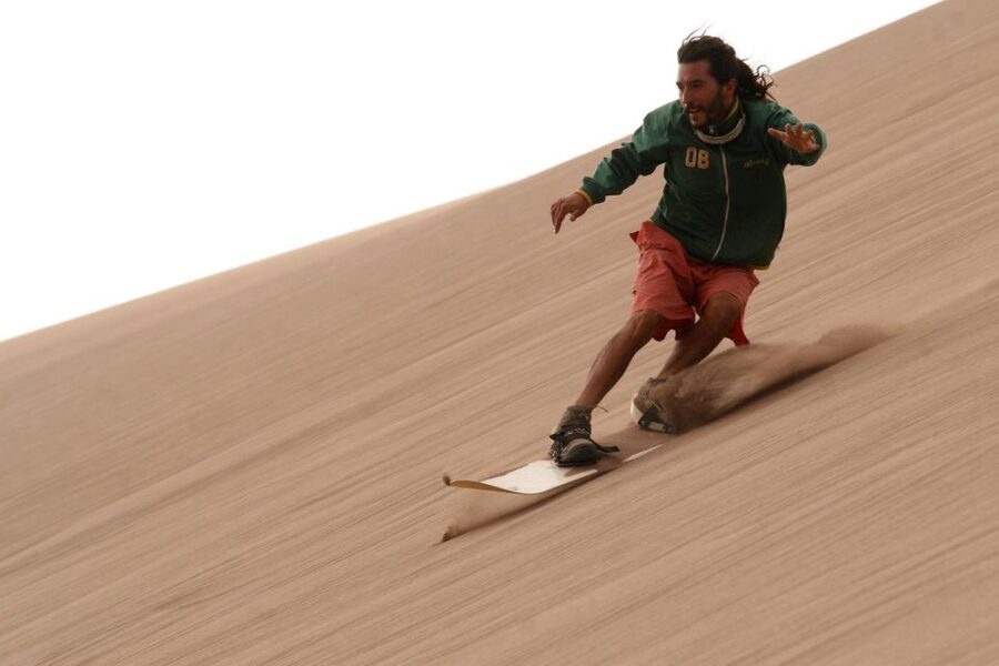 From Agadir or Taghazout: Desert Sand Boarding Tour w/ Lunch - The Tabouga mountain photo stop