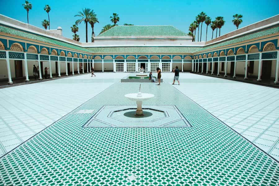 From Casablanca: Day Trip to Marrakech with Camel Ride - The road south, with Hassan II Mosque and countryside views