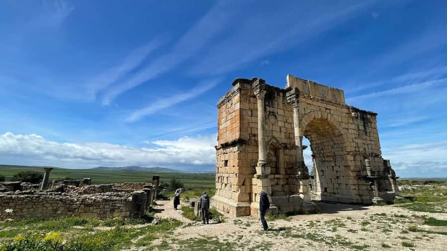 From Fes: Meknes Volubilis and Moulay Idriss Day Trip - Meknes, imperial gates, and Lahdim Square
