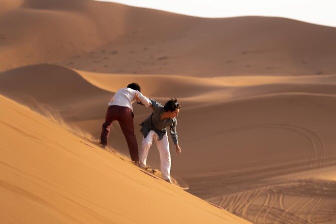 From Fes: Unforgettable Desert Tour to Marrakech 3-Day - Sunset by camel at Erg Chebbi
