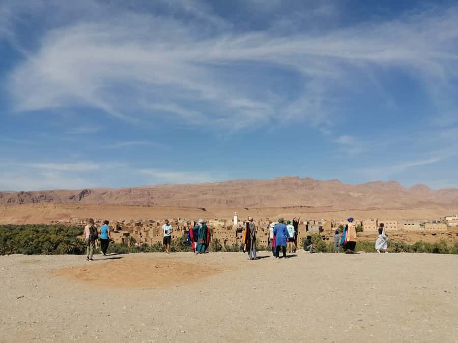 From Fez: Sahara Desert 2-Day Tour with Merzouga Camp Stay - Erfoud marks the approach to Merzouga