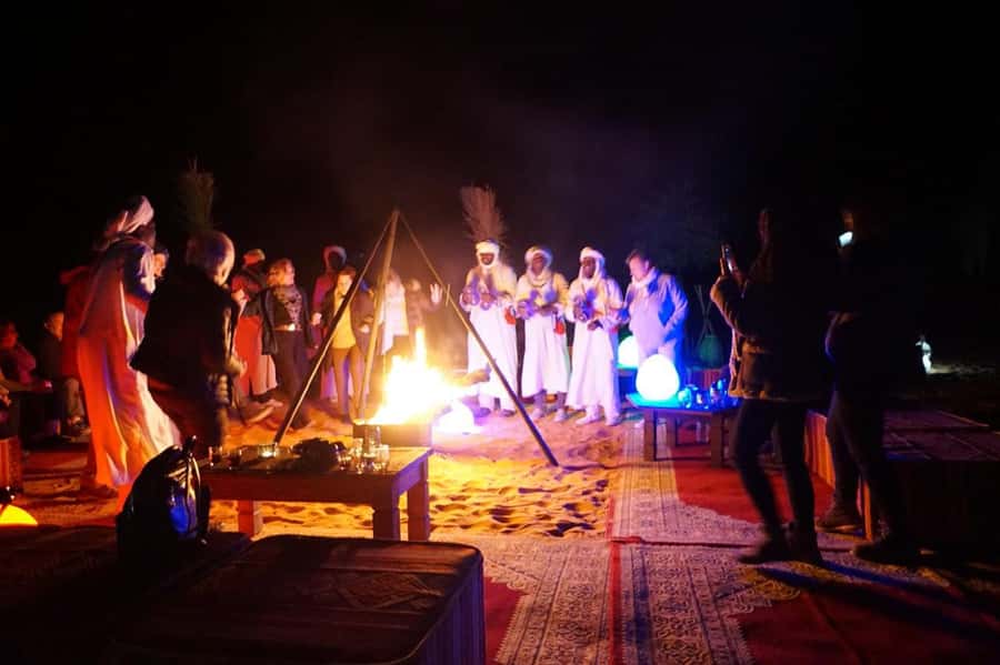 From Marrakech: 3-Day Desert Tour to Fes via Erg Chebbi - Night in an Erg Chebbi Berber camp