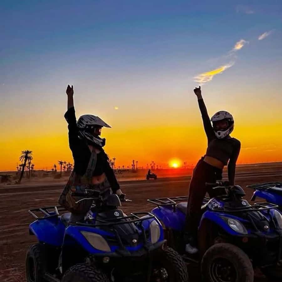 From Marrakech: Agafay Desert Dinner with Quad & Camel Ride - Key points at a glance