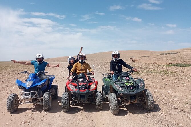 From Marrakech: Agafay Desert Quad Biking at Sunset & Dinner Show - Tea, views, and a look beyond the city