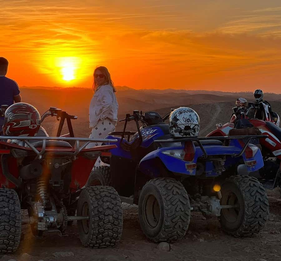 From Marrakech: Agafay Desert Quad Biking Tour with Transfer - Rocky tracks, high dunes, and Atlas Mountain views